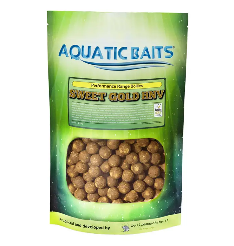 Aquatic Baits Performance Range Boilies Sweet Gold HNV 2kg 16mm-Boilies-JJ-Fishing