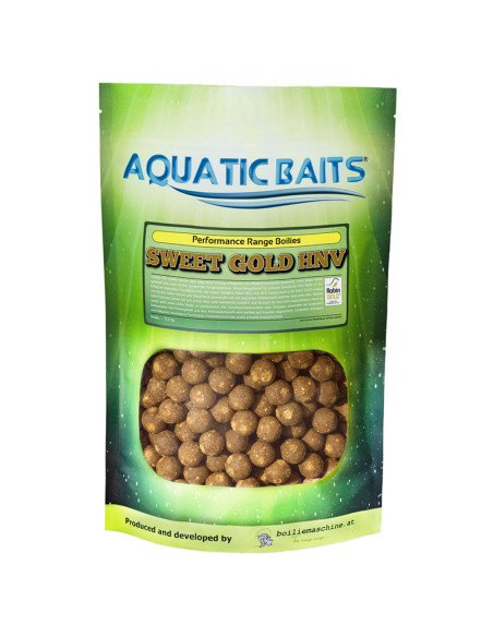 Aquatic Baits Performance Range Boilies Sweet Gold HNV 2kg 16mm-Boilies-JJ-Fishing