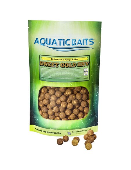 Aquatic Baits Performance Range Boilies Sweet Gold HNV 2kg 16mm-Boilies-JJ-Fishing