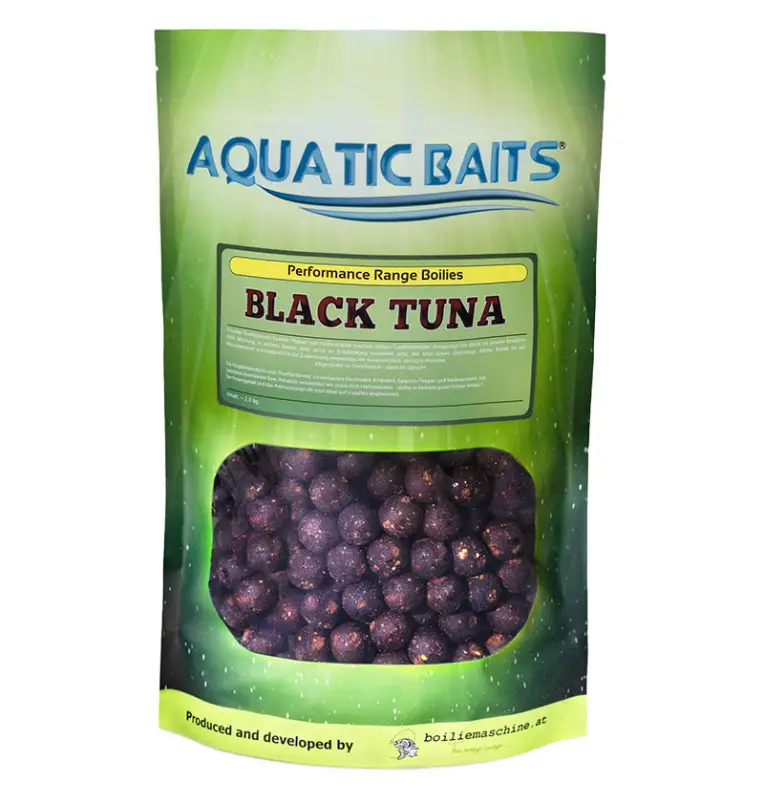 Aquatic Baits Performance Range Boilies Black Tuna 2kg 24mm-Boilies-JJ-Fishing