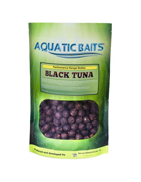 Aquatic Baits Performance Range Boilies Black Tuna 2kg 20mm-Boilies-JJ-Fishing