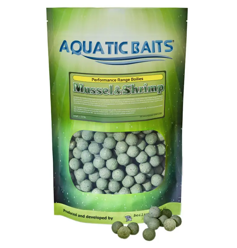 Aquatic Baits Performance Range Boilies Mussel & Shrimp 2kg 16mm-Boilies-JJ-Fishing