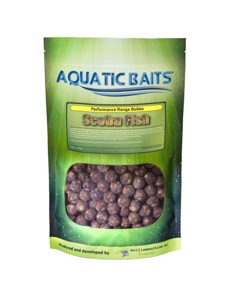 Aquatic Baits Scoba Fish 2Kg 24mm Boilies Performance Range-Boilies-JJ-Fishing