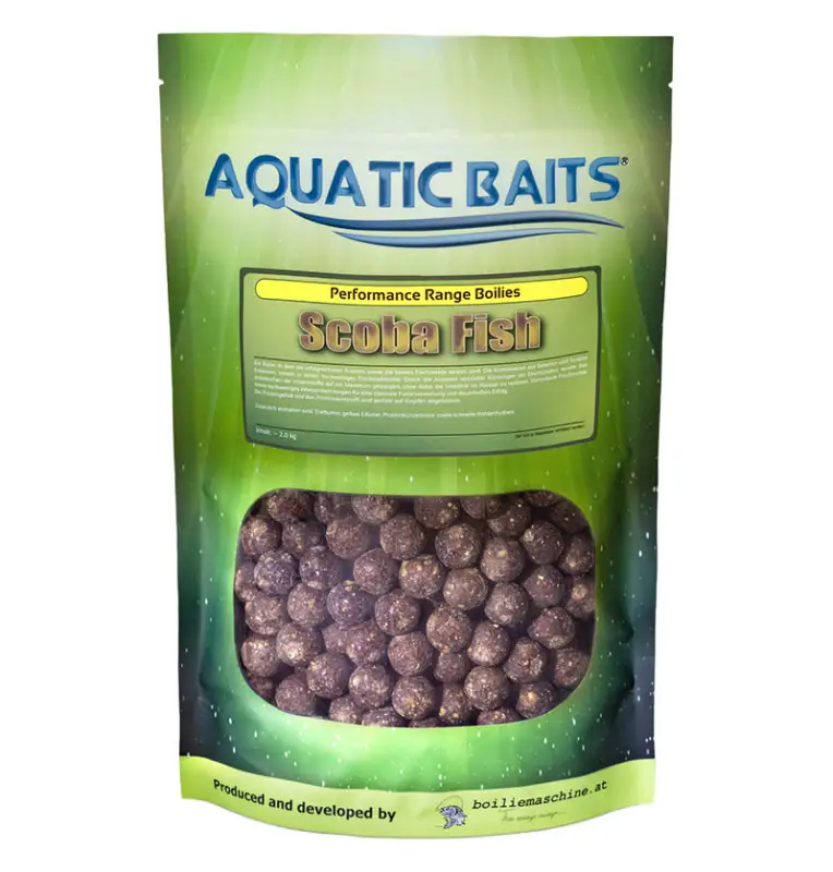 Aquatic Baits Performance Range Boilies Scoba Fish 2kg 16mm-Boilies-JJ-Fishing