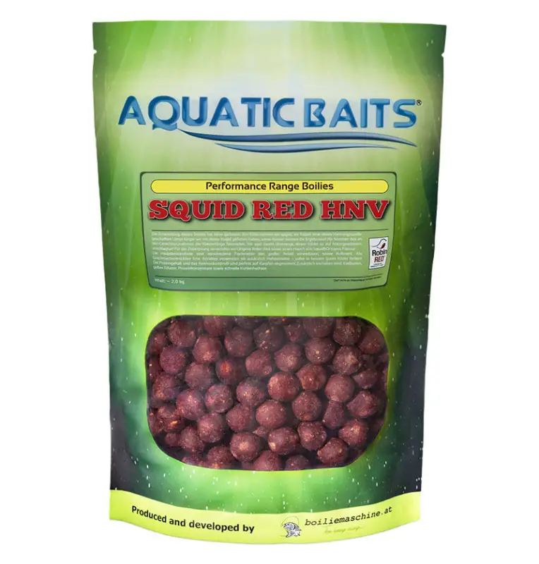 Aquatic Baits Performance Range Boilies Squid Red HNV 2kg 16mm-Boilies-JJ-Fishing