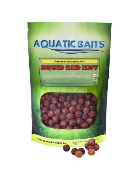 Aquatic Baits Performance Range Boilies Squid Red HNV 2kg 20mm-Boilies-JJ-Fishing