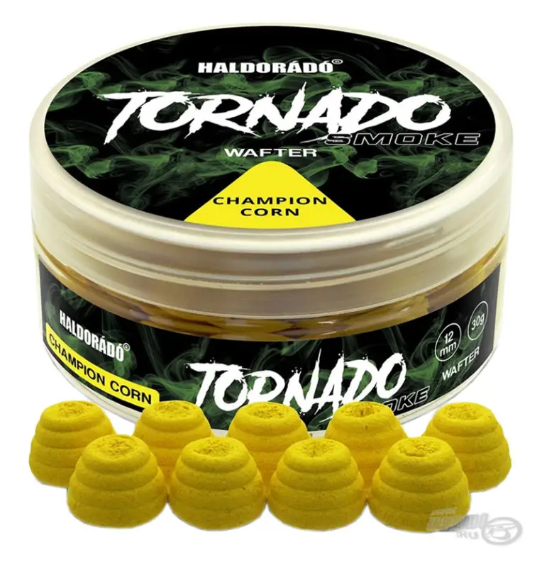 Haldorado TORNADO Smoke Wafter Champion Corn 12mm 30g Method Feeder-M.F. Wafter-JJ-Fishing