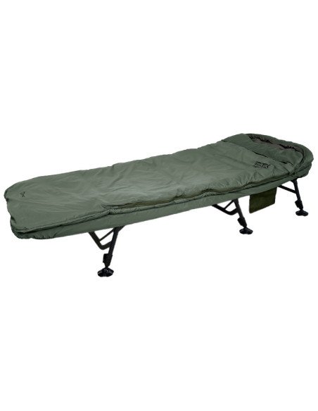 Sonik BANK-TEK 5 Season Sleep System Bedchair Angelbett mit Schlafsack All Season Campingbett-Angelliegen & Angelstühle-JJ-Fi...