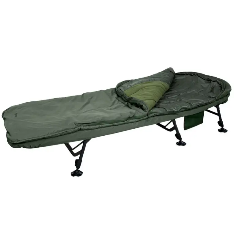 Sonik BANK-TEK 5 Season Sleep System Bedchair Angelbett mit Schlafsack All Season Campingbett-Angelliegen & Angelstühle-JJ-Fi...