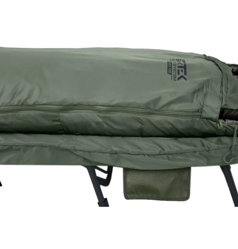 Sonik BANK-TEK 5 Season Sleep System Bedchair Angelbett mit Schlafsack All Season Campingbett-Angelliegen & Angelstühle-JJ-Fi...