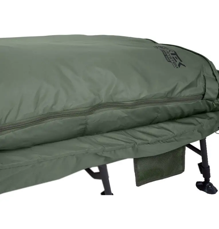 Sonik BANK-TEK 5 Season Sleep System Bedchair Angelbett mit Schlafsack All Season Campingbett-Angelliegen & Angelstühle-JJ-Fi...
