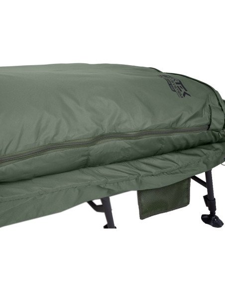 Sonik BANK-TEK 5 Season Sleep System Bedchair Angelbett mit Schlafsack All Season Campingbett-Angelliegen & Angelstühle-JJ-Fi...