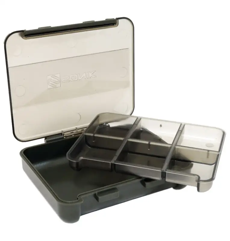 Sonik LOKBOX Internal 1-6 Compartment Box Kleinteilebox-Tackle Boxen-JJ-Fishing