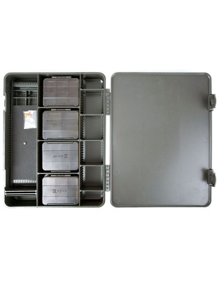 Sonik LOCKBOX Large Loaded Box Rig Komponenten Box-Tackle Boxen-JJ-Fishing