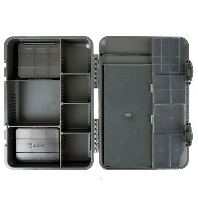 Sonik LOKBOX Medium Box Kleiteilebox Rigbox-Tackle Boxen-JJ-Fishing