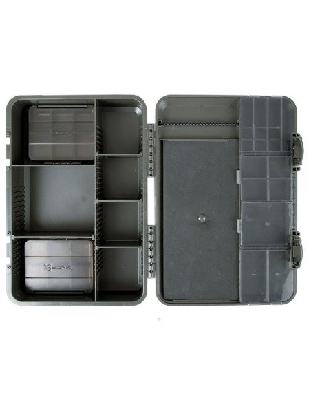 Sonik LOKBOX Medium Box Kleiteilebox Rigbox-Tackle Boxen-JJ-Fishing