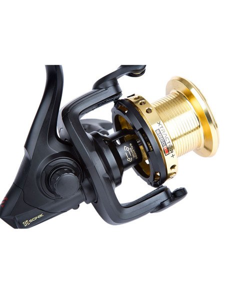 Sonik XTRACTOR+ 5000 GS Karpfen Angelrolle Quick Drag-Frontbrems-Rollen-JJ-Fishing
