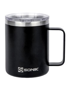 Sonik SIZZLA Thermal Mug 400ml Thermos Becher Angelbecher Edelstahl Camping-Outdoor Cooking-JJ-Fishing
