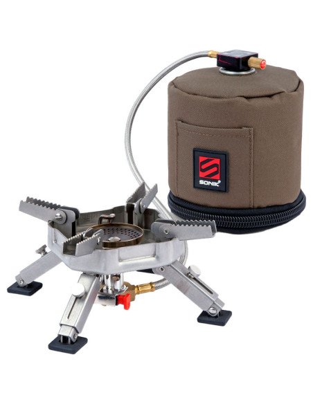 Sonik SIZZLA Superstove Camping Kocher mit Transporttasche-Outdoor Cooking-JJ-Fishing