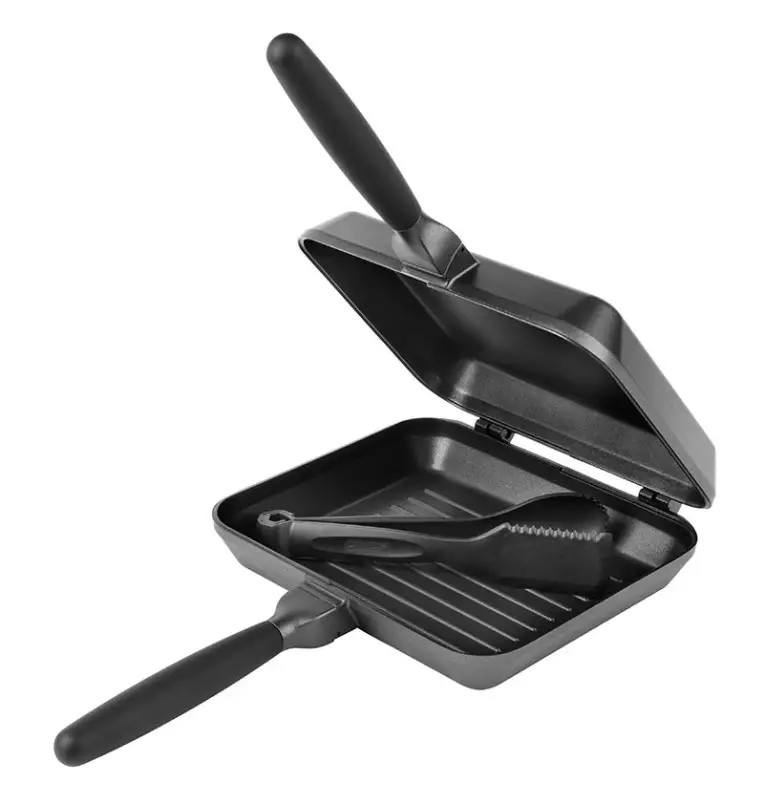 Sonik SIZZLA Multi-Pan Set Cooking Camping Pfanne mit Deckel und Zange-Outdoor Cooking-JJ-Fishing