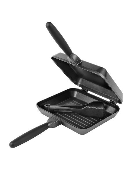 Sonik SIZZLA Multi-Pan Set Cooking Camping Pfanne mit Deckel und Zange-Outdoor Cooking-JJ-Fishing