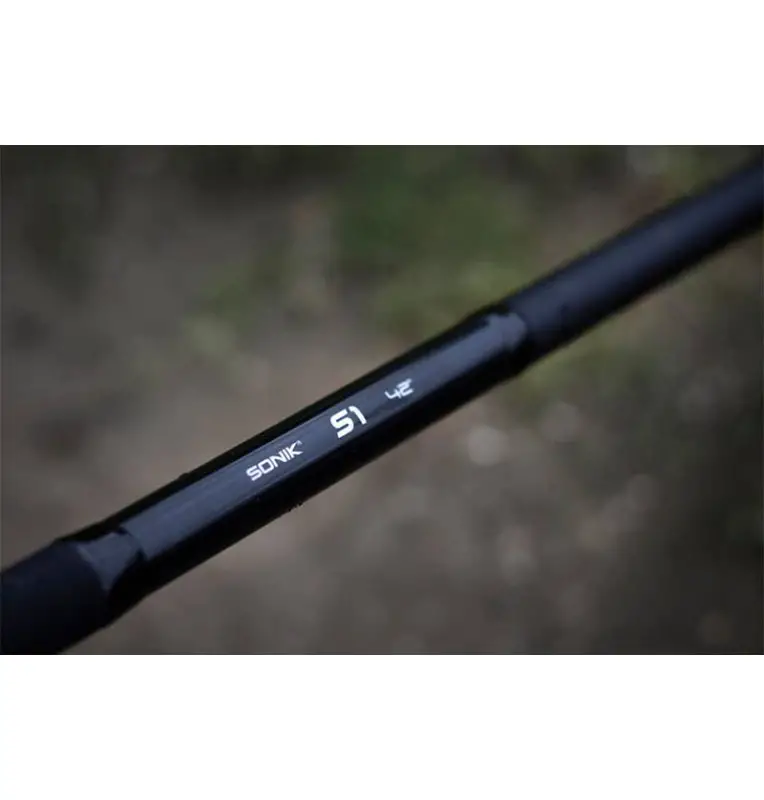 Sonik S1 LANDING NET 42 Zoll Set mit Kescherstaab Angelkescher Karpfenkescher-Landing net & landing net accessories-JJ-Fishing