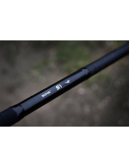 Sonik S1 LANDING NET 42 Zoll Set mit Kescherstaab Angelkescher Karpfenkescher-Landing net & landing net accessories-JJ-Fishing