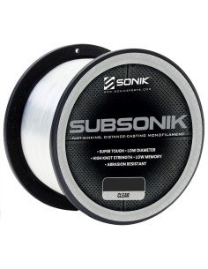 Sonik SUBSONIK Clear Mono 1200m 0,28mm 12lb Monofile Angelschnur Fast Sinking-Schnüre-JJ-Fishing 2