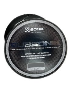 Sonik SUBSONIK Clear Mono 1200m 0,35mm 18lb Monofile Angelschnur Fast Sinking-Schnüre-JJ-Fishing 2