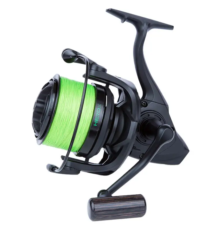 Sonik HEROX Spod Reel mit 200m geflochtener Angelschnur High Distance Futterrolle-Weitwurfrollen-JJ-Fishing
