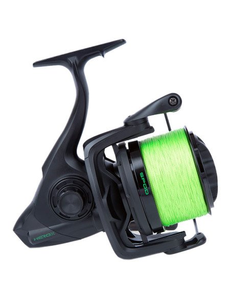 Sonik HEROX Spod Reel mit 200m geflochtener Angelschnur High Distance Futterrolle-Weitwurfrollen-JJ-Fishing