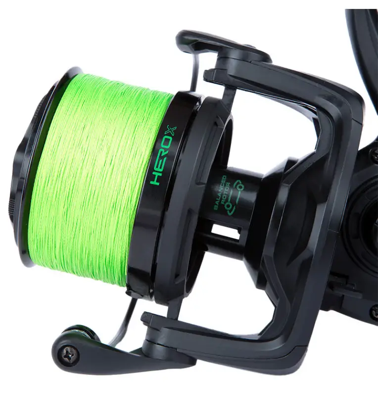 Sonik HEROX Spod Reel mit 200m geflochtener Angelschnur High Distance Futterrolle-Weitwurfrollen-JJ-Fishing
