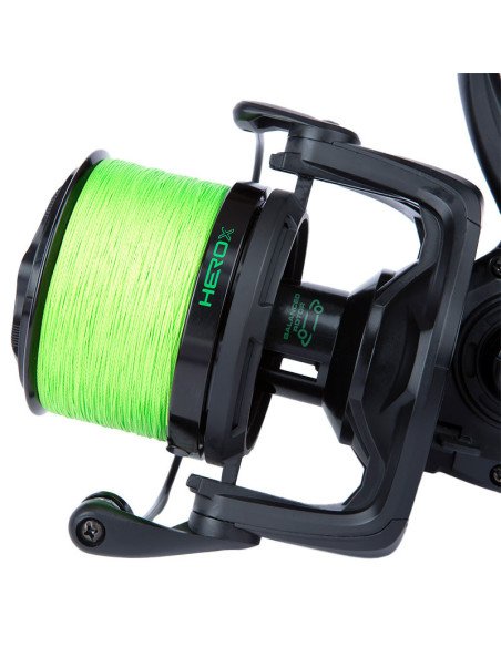 Sonik HEROX SPOD REEL mit 200m Spod Braid Geflochtener Angelschnur Extra Long Distance Futterrute-Long throw rollers-JJ-Fishing