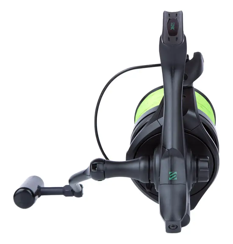 Sonik HEROX Spod Reel mit 200m geflochtener Angelschnur High Distance Futterrolle-Weitwurfrollen-JJ-Fishing