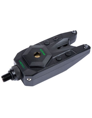 Sonik HEROX Bite Alarm Set 3+1 + Bivvy Lamp Funk Bissanzeiger Set mit Transportkoffer-Bissanzeiger & Bobbins-JJ-Fishing