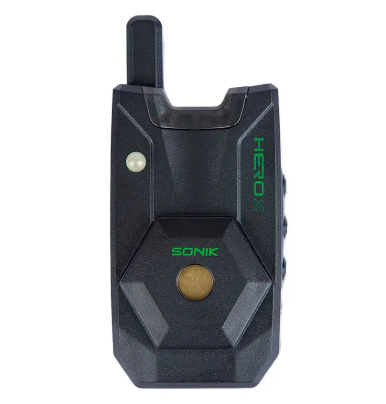 Sonik HEROX Bite Alarm Set 3+1 + Bivvy Lamp Funk Bissanzeiger Set mit Transportkoffer-Bissanzeiger & Bobbins-JJ-Fishing