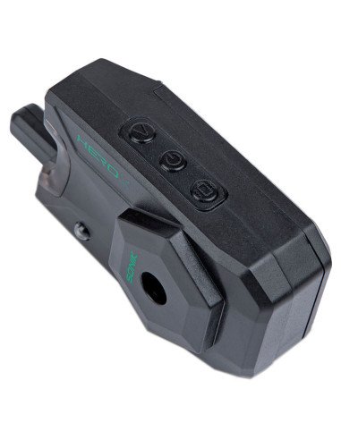 Sonik HEROX Bite Alarm Set 3+1 + Bivvy Lamp Funk Bissanzeiger Set mit Transportkoffer-Bissanzeiger & Bobbins-JJ-Fishing