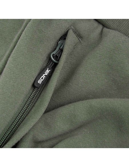 Sonik Jogger Green L Carp Clothing Angelbekleidung Jogging Hose-Hoodie, Shirts, Jacken & Co-JJ-Fishing
