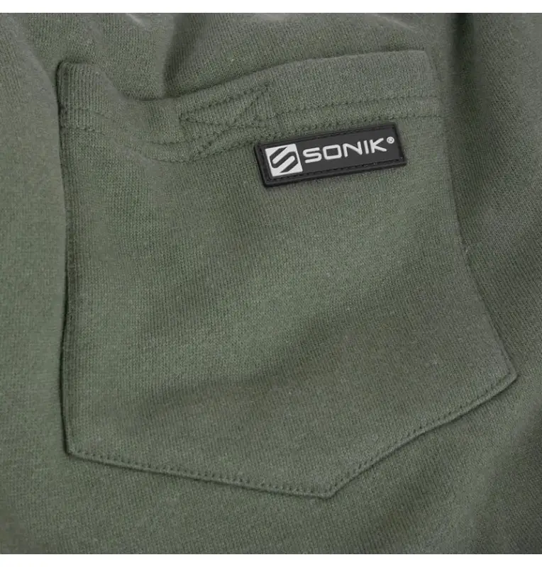 Sonik JOGGER GREEN L Carp Clothing Angelbekleidung Jogging Hose-Hoodie, Shirts, Jackets & Co-JJ-Fishing