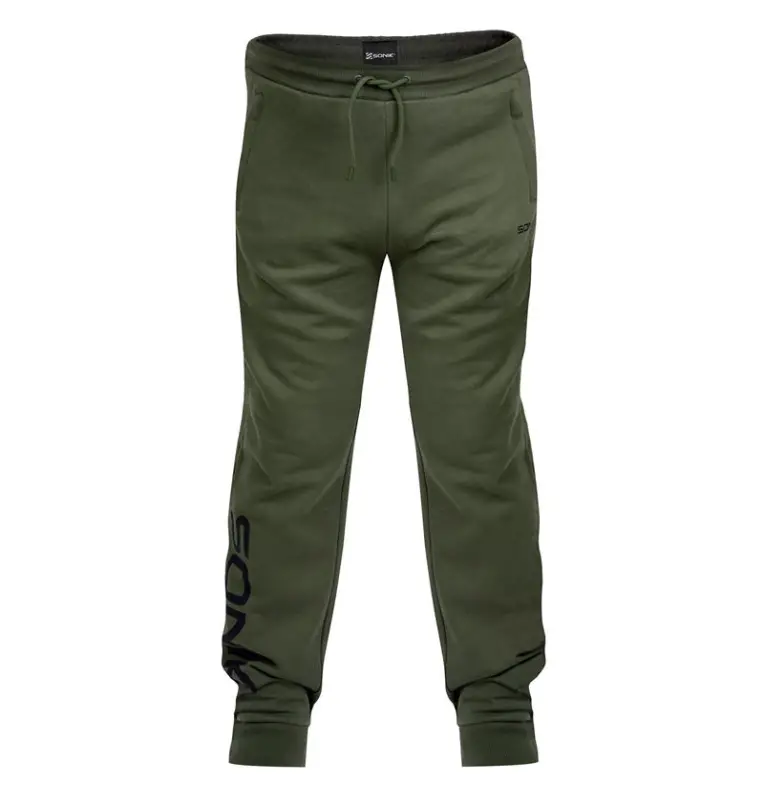 Sonik Jogger Green XL Carp Clothing Angelbekleidung Jogging Hose-Hoodie, Shirts, Jacken & Co-JJ-Fishing