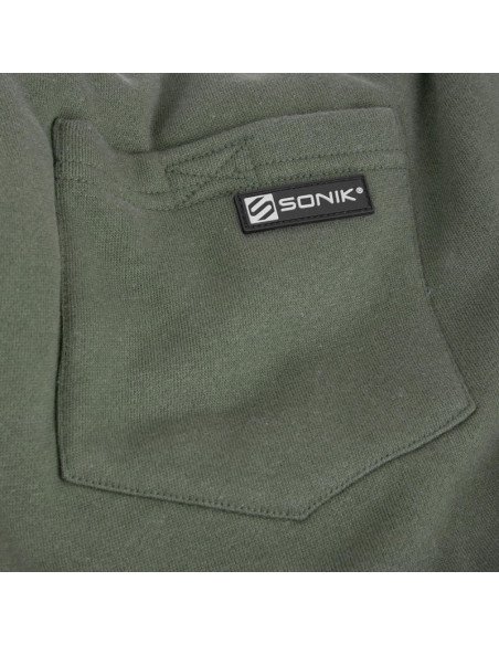 Sonik Jogger Green XL Carp Clothing Angelbekleidung Jogging Hose-Hoodie, Shirts, Jacken & Co-JJ-Fishing