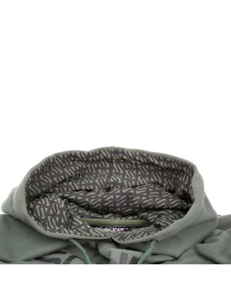 Sonik Hoody Green L Carp Clothing Angelbekleidung Pullover-Hoodie, Shirts, Jacken & Co-JJ-Fishing