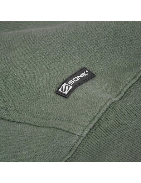Sonik Hoody Green L Carp Clothing Angelbekleidung Pullover-Hoodie, Shirts, Jacken & Co-JJ-Fishing