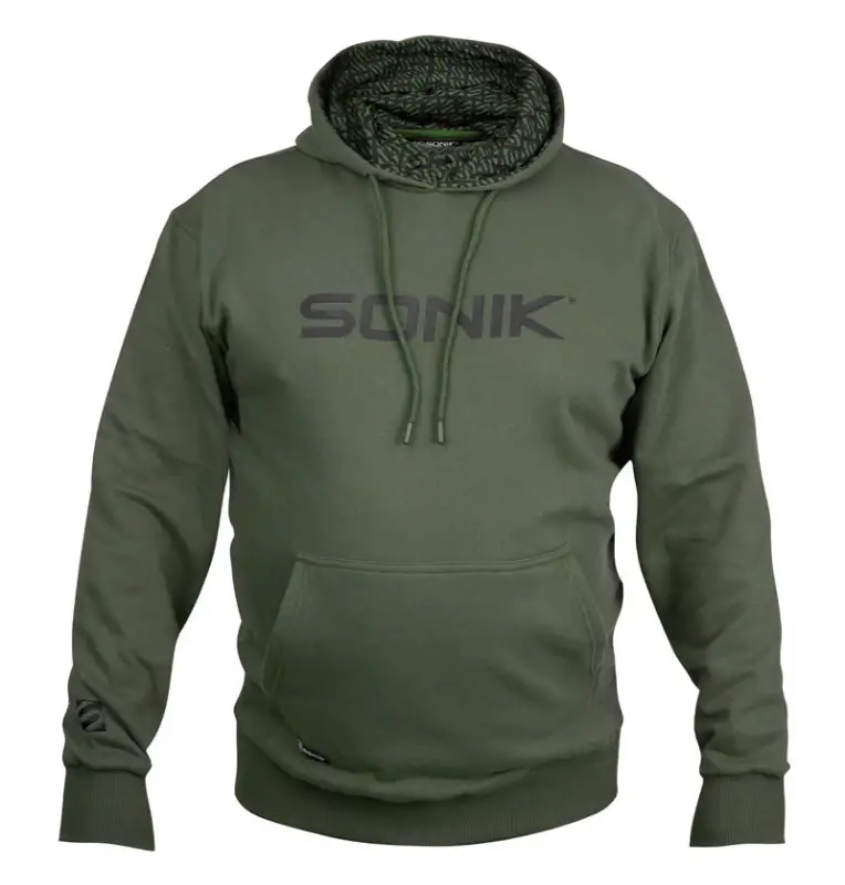 Sonik Hoody Green M Carp Clothing Angelbekleidung Pullover-Hoodie, Shirts, Jacken & Co-JJ-Fishing
