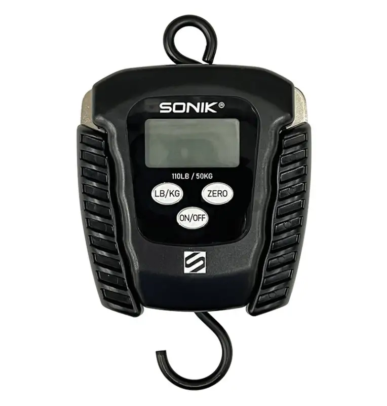 Sonik DIGITAL FOLDING SCALES 50Kg Angelwaage Professional-Unhooking mats & weighing slings-JJ-Fishing