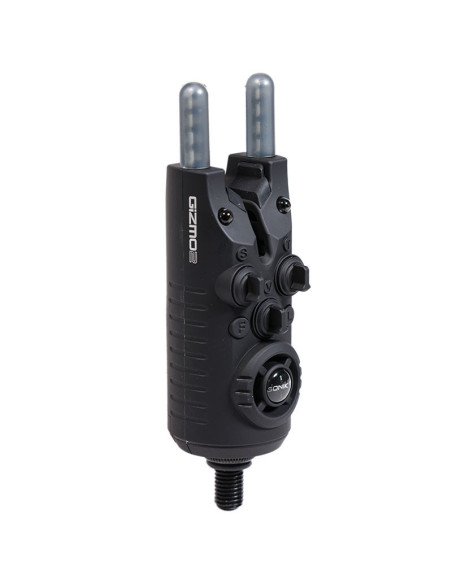 Sonik GIZMO 2 Bite Alarm Set 2+1 + Bivvy Light Bissanzeiger Set mit Transportkoffer-Bissanzeiger & Bobbins-JJ-Fishing