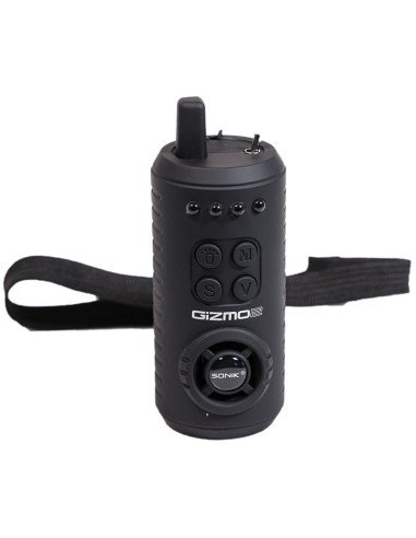 Sonik GIZMO 2 Bite Alarm Set 2+1 + Bivvy Light Bissanzeiger Set mit Transportkoffer-Bissanzeiger & Bobbins-JJ-Fishing