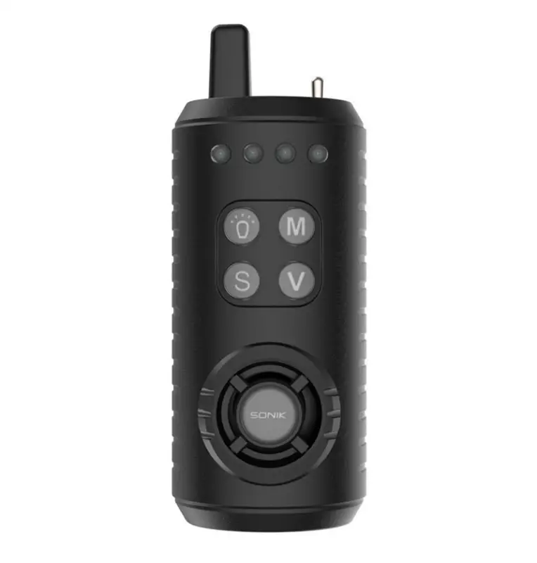 Sonik GIZMO 2 Bite Alarm Set 3+1 + Bivvy Light Bissanzeiger Set mit Transportkoffer-Bissanzeiger & Bobbins-JJ-Fishing