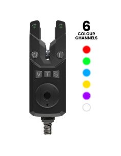 Sonik SKS 2 Bite Alarm Set 4+1 + Bivvy Lamp Funkbissanzeiger Set mit Transportkoffer-Bissanzeiger & Bobbins-JJ-Fishing 2