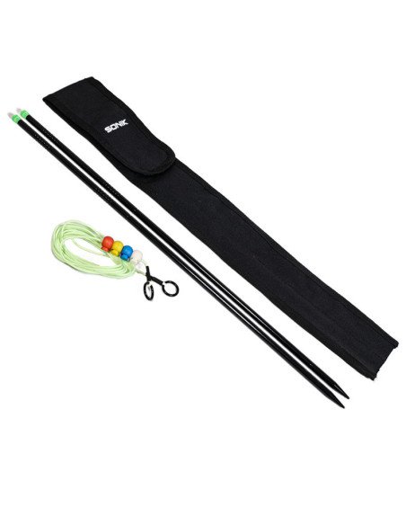 Sonik STANZ DISTANCE STICKS SLIM mit Transporttasche-Rod accessories-JJ-Fishing
